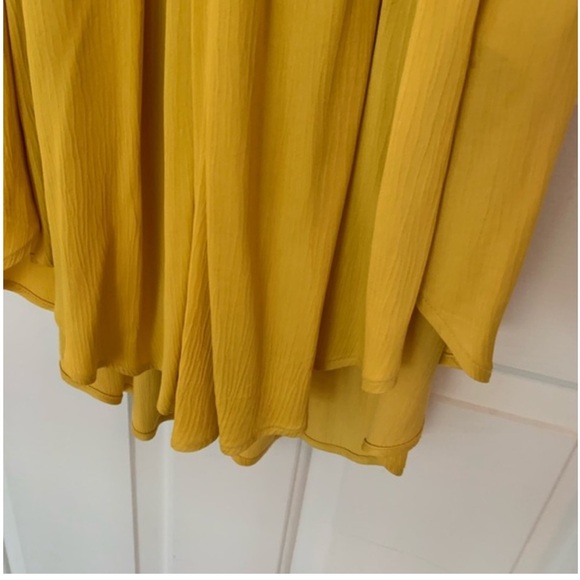 Anthropologie MAEVE Mustard Yellow Dress Medium - Picture 7 of 14